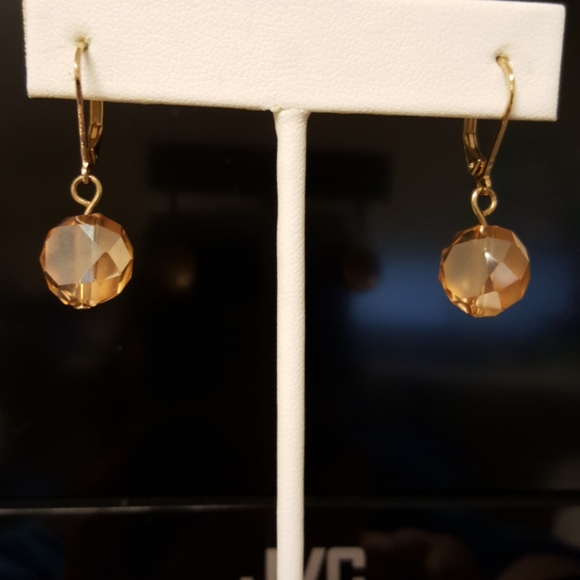 Talbots Jewelry - Gold and Morganite simulant earrings